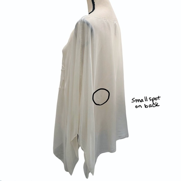 MAXSTUDIO CREAM LOOSE FIT SQUARE TOP GEOMETRIC DESIGN - Picture 6 of 16